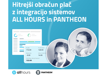 Posnetek webinarja: Hitrejši obračun plač z integracijo sistemov ALL HOURS in PANTHEON