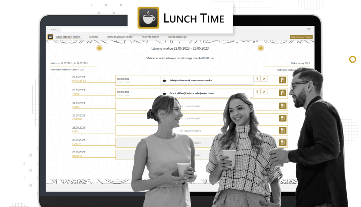 Celovita rešitev za upravljanje malic: modul Lunch Time v  sistemu Time&Space