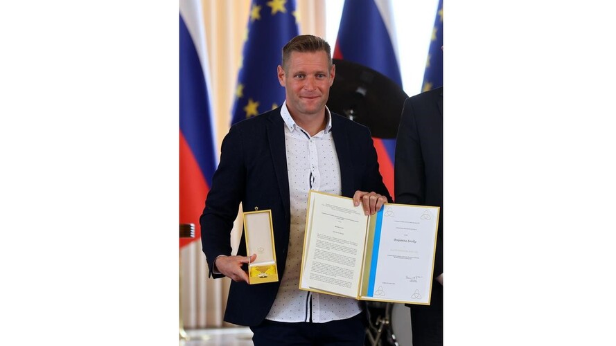 Benjamin Savšek je odlikovan z Zlatim redom Slovenije za zasluge