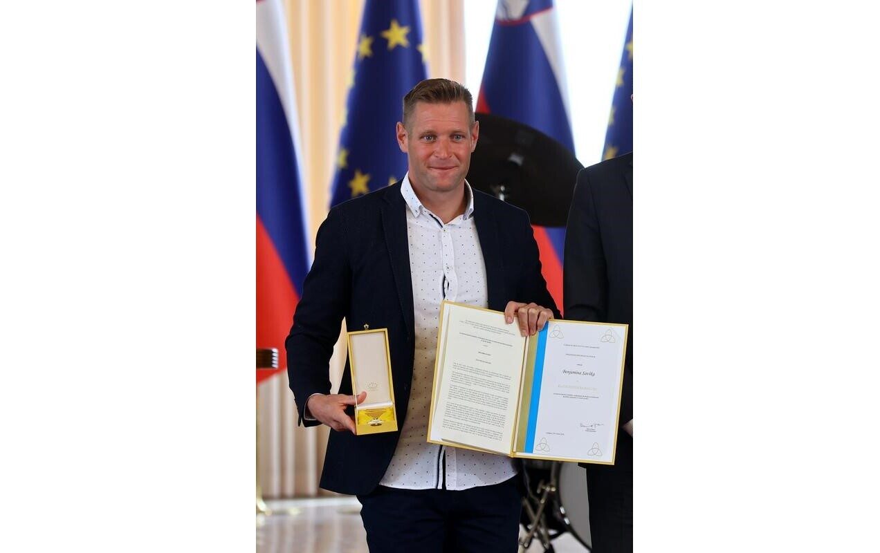 Benjamin Savšek je odlikovan z Zlatim redom Slovenije za zasluge